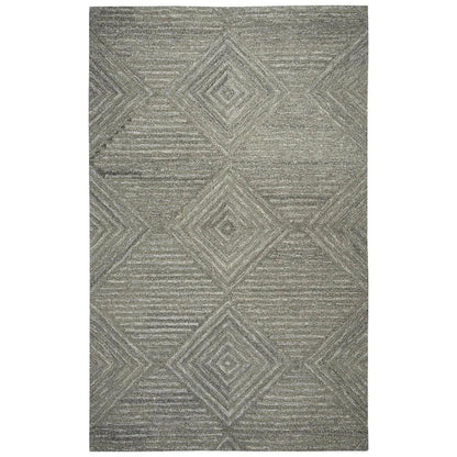 Cito Geometric Gray Large Area Rugs For Living Room - LOOMLAN - LOOMLAN - Area Rugs
