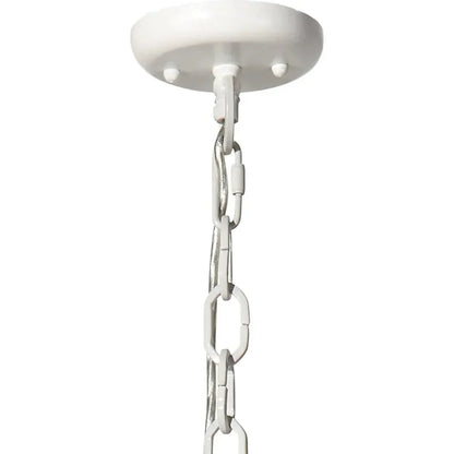 Clamshell Wood Beaded Chandelier - LOOMLAN - Jamie Young - Chandeliers