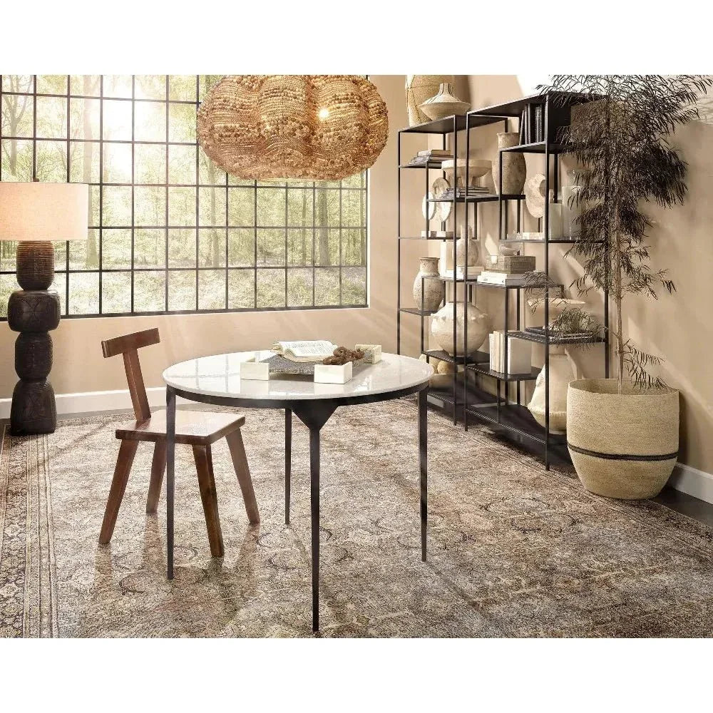 Clamshell Wood Beaded Chandelier - LOOMLAN - Jamie Young - Chandeliers