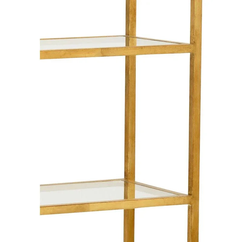 Clancy Gold Iron Made Etagere - LOOMLAN - Wildwood - Etageres