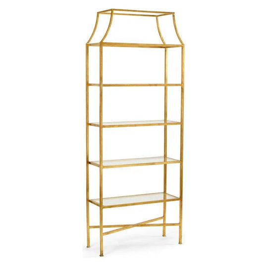 Clancy Gold Iron Made Etagere - LOOMLAN - Wildwood - Etageres