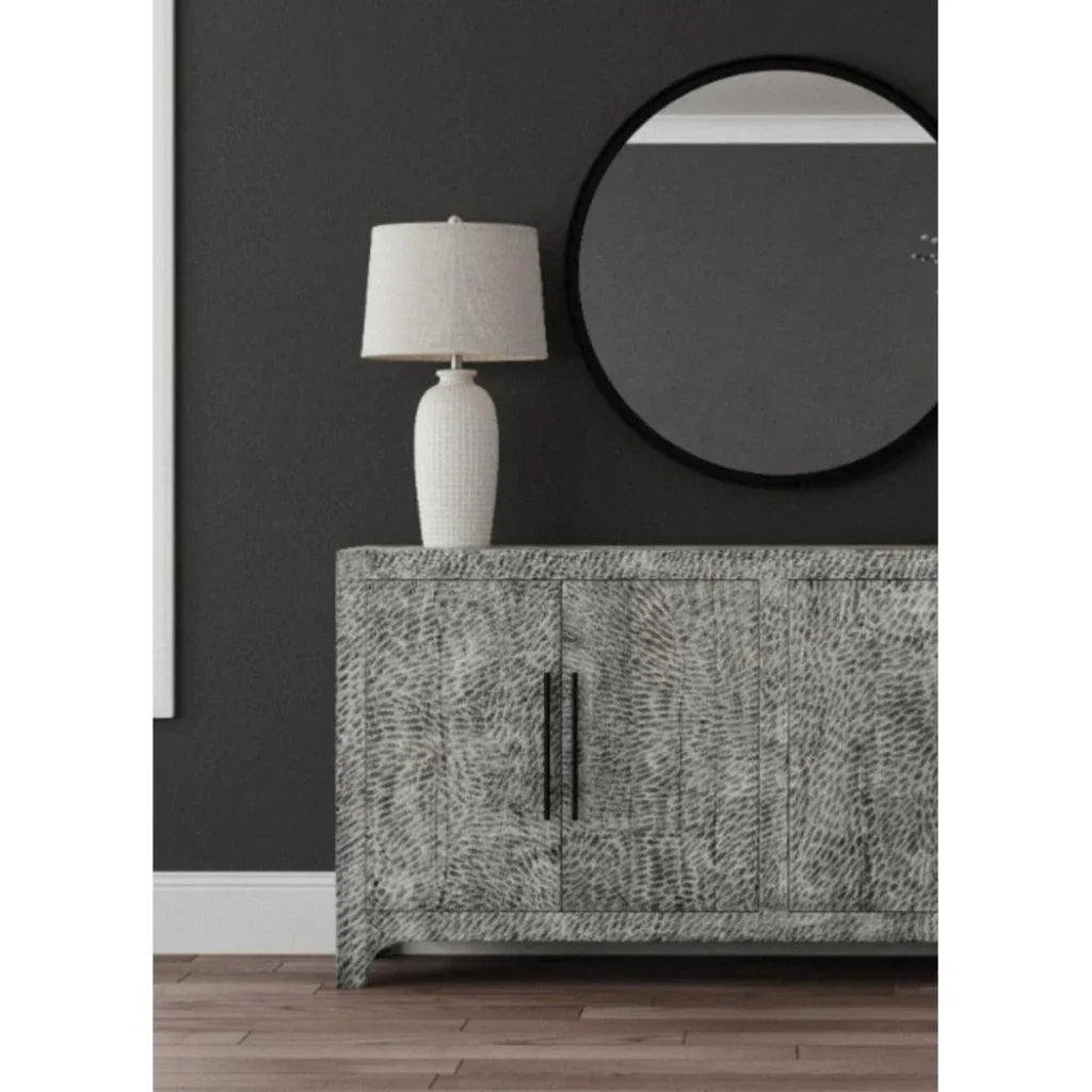 Clancy Wood Grey Server - LOOMLAN - Bassett Mirror - Sideboards