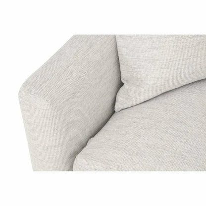 Clara 86" Slim Arm Sofa Stone Basketweave Natural - LOOMLAN - Essentials For Living - Sofas & Loveseats