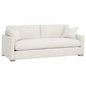 Clara 86" Slim Arm Sofa Stone Basketweave Natural - LOOMLAN - Essentials For Living - Sofas & Loveseats