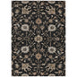 Clara Black Washable Indoor-Outdoor Rug-Outdoor Rugs-LOOMLAN Rugs-2'6" x 3'10"-LOOMLAN