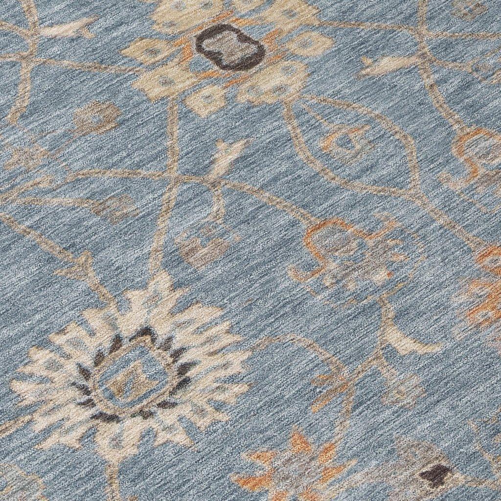 Clara Blue Washable Indoor - Outdoor Rug - LOOMLAN - LOOMLAN Rugs - Outdoor Rugs
