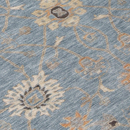 Clara Blue Washable Indoor - Outdoor Rug - LOOMLAN - LOOMLAN Rugs - Outdoor Rugs