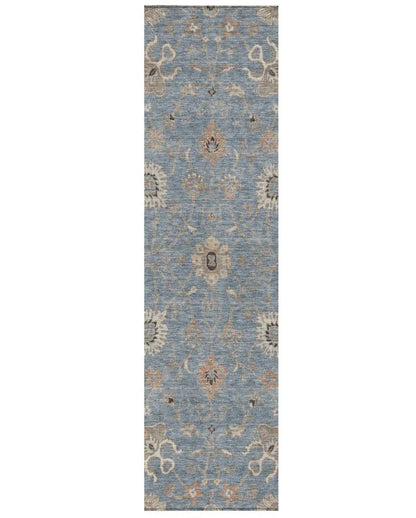 Clara Blue Washable Indoor - Outdoor Rug - LOOMLAN - LOOMLAN Rugs - Outdoor Rugs