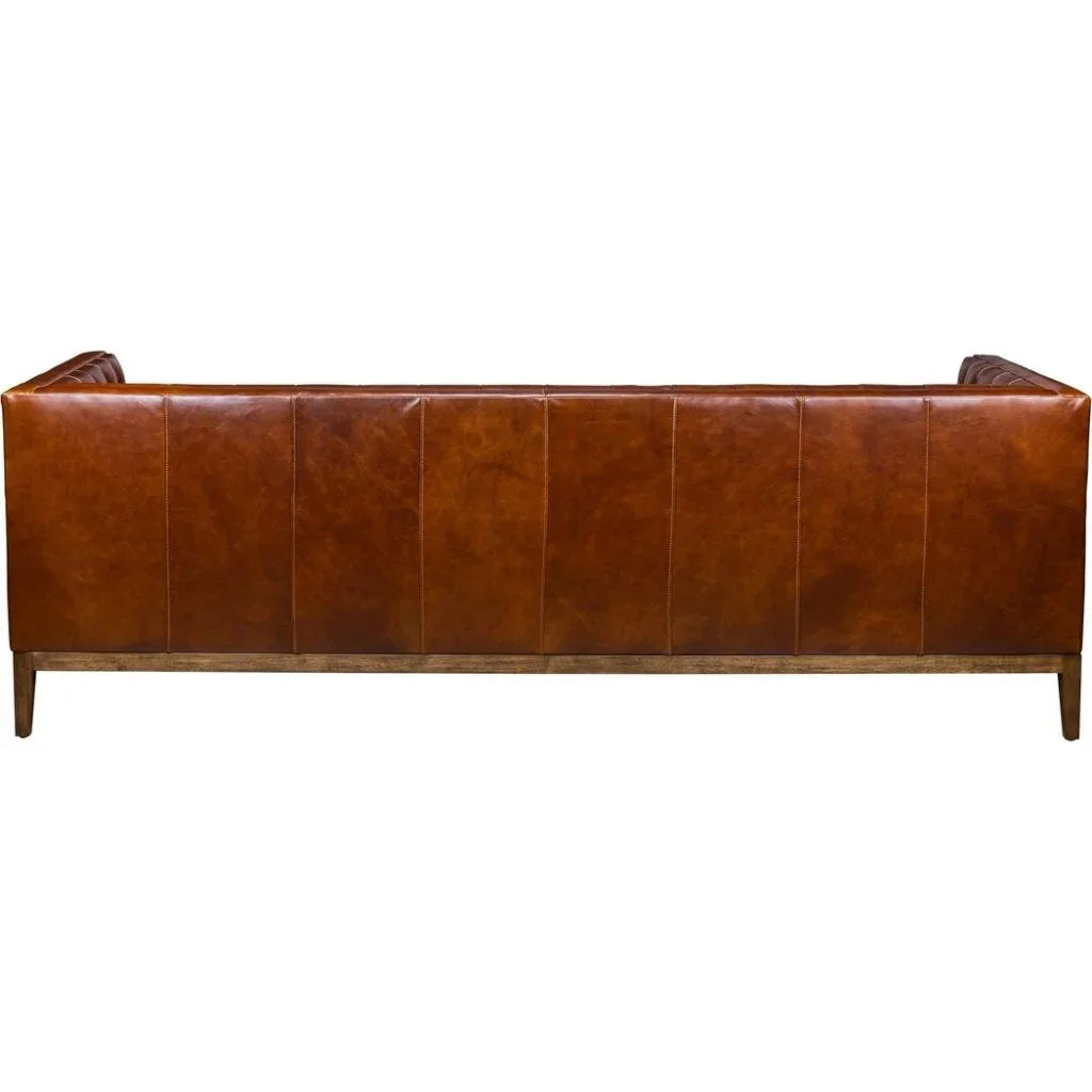 Clara Elegant Style Leather Sofa - LOOMLAN - Olivia + Quinn - Sofas & Loveseats