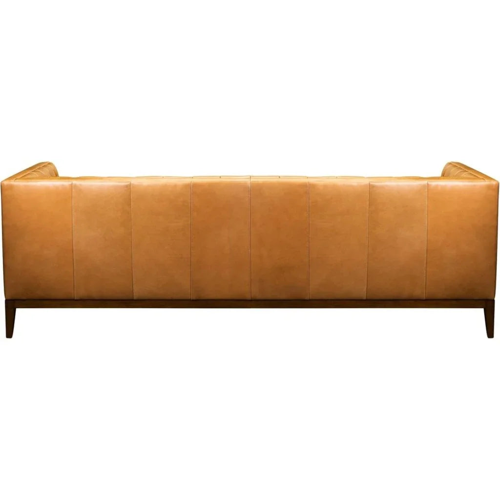 Clara Elegant Style Leather Sofa - LOOMLAN - Olivia + Quinn - Sofas & Loveseats