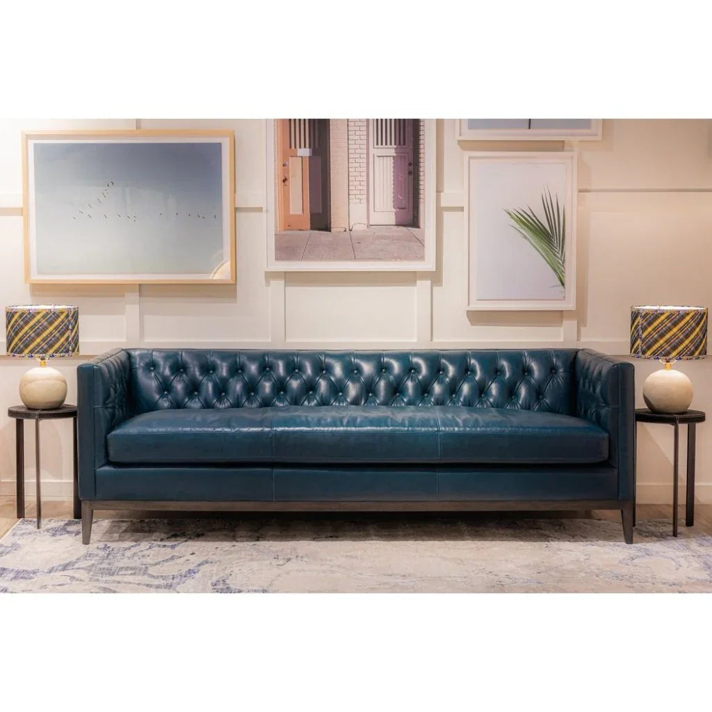 Clara Elegant Style Leather Sofa - LOOMLAN - Olivia + Quinn - Sofas & Loveseats