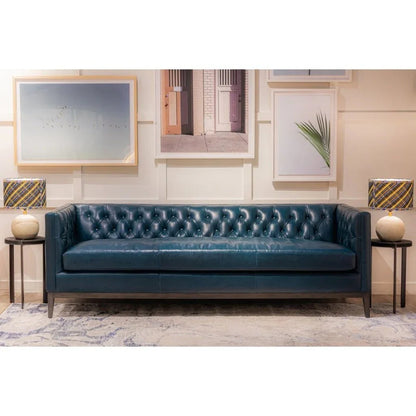 Clara Elegant Style Leather Sofa - LOOMLAN - Olivia + Quinn - Sofas & Loveseats