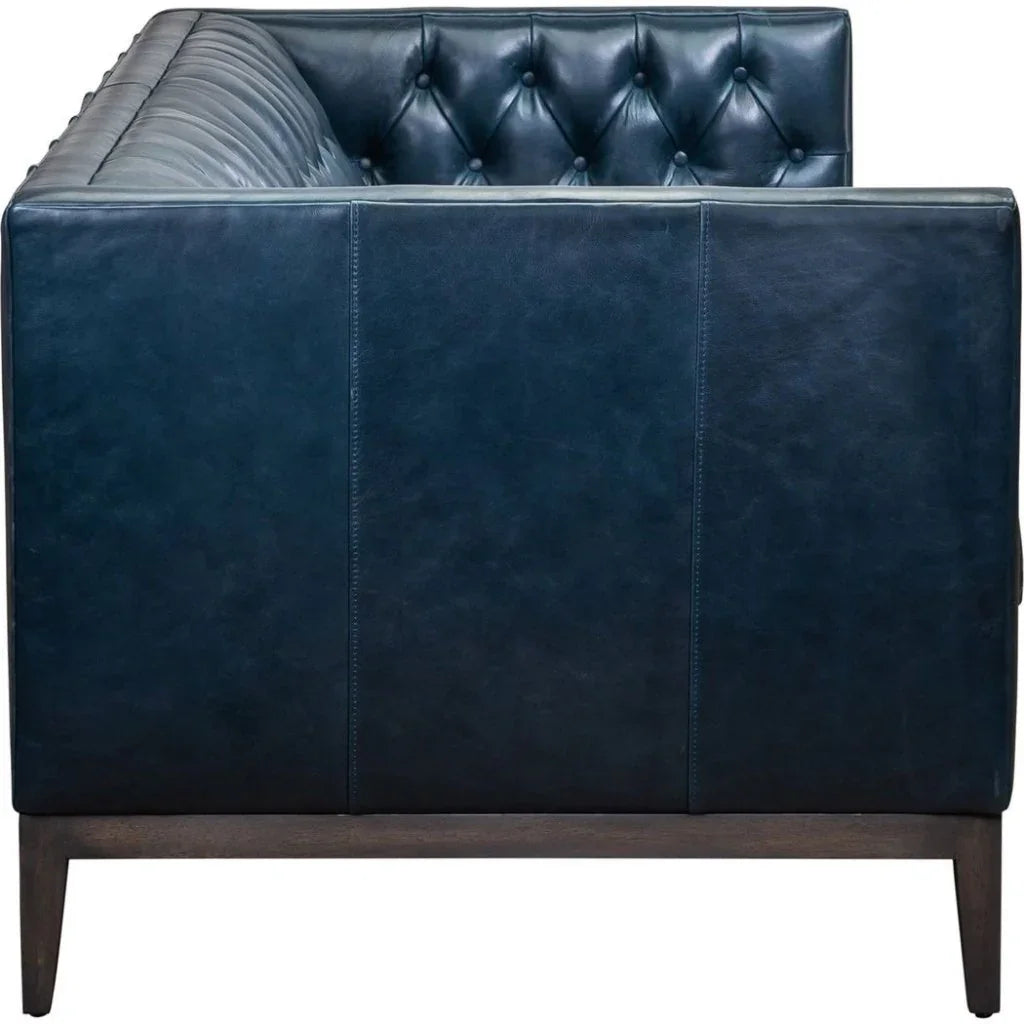 Clara Elegant Style Leather Sofa - LOOMLAN - Olivia + Quinn - Sofas & Loveseats