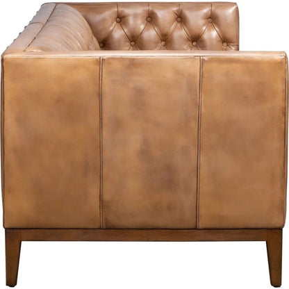 Clara Elegant Style Leather Sofa - LOOMLAN - Olivia + Quinn - Sofas & Loveseats