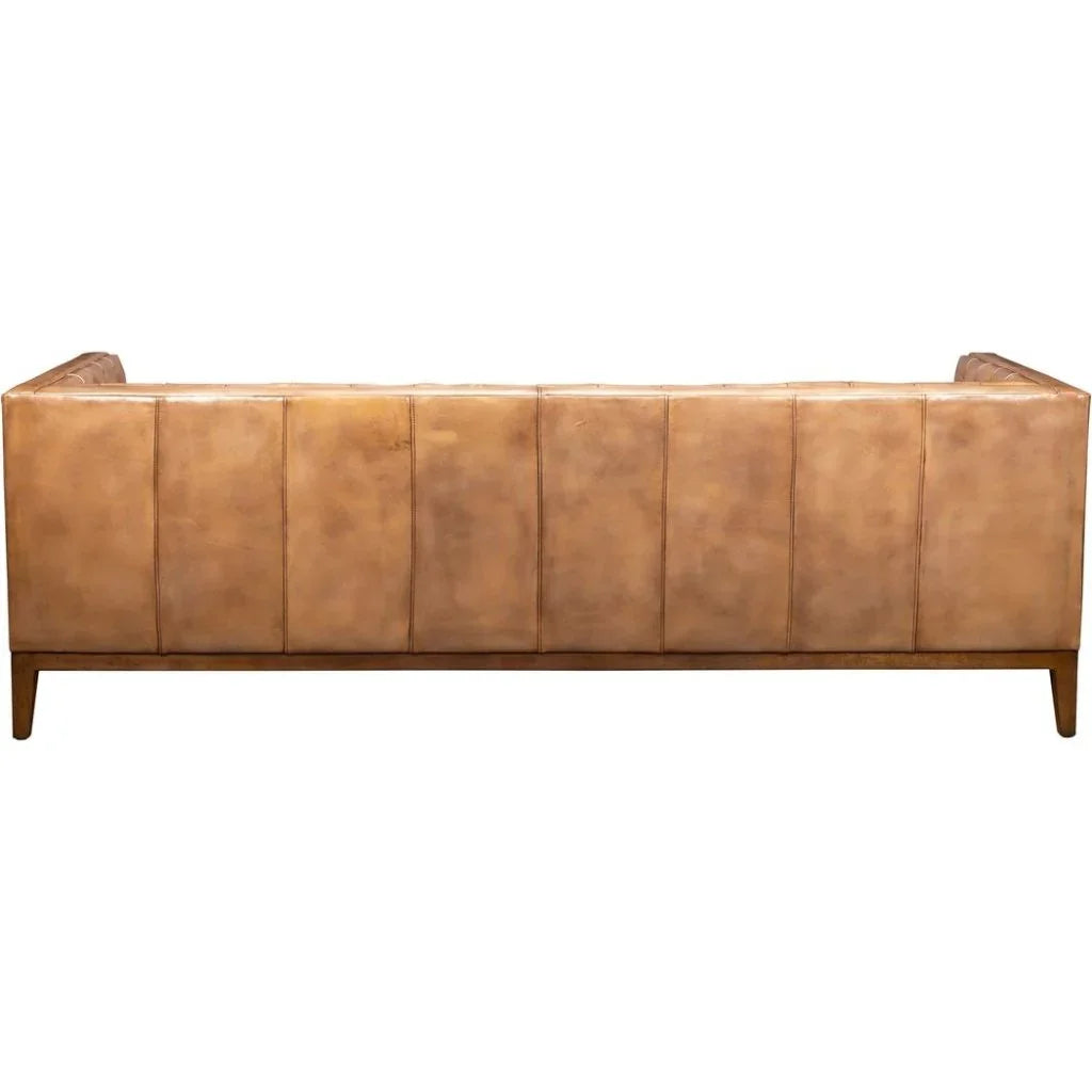 Clara Elegant Style Leather Sofa - LOOMLAN - Olivia + Quinn - Sofas & Loveseats