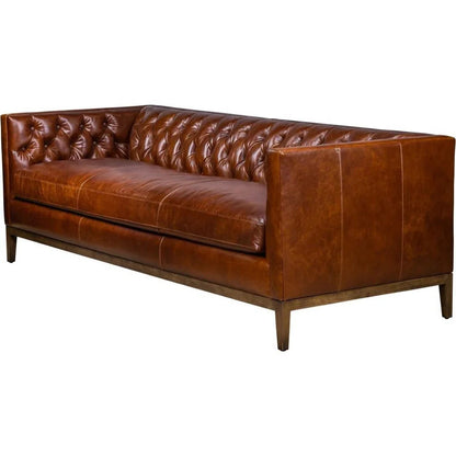 Clara Elegant Style Leather Sofa - LOOMLAN - Olivia + Quinn - Sofas & Loveseats