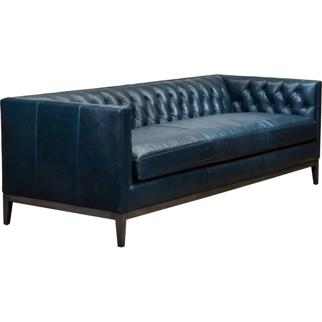 Clara Elegant Style Leather Sofa - LOOMLAN - Olivia + Quinn - Sofas & Loveseats