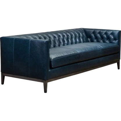 Clara Elegant Style Leather Sofa - LOOMLAN - Olivia + Quinn - Sofas & Loveseats