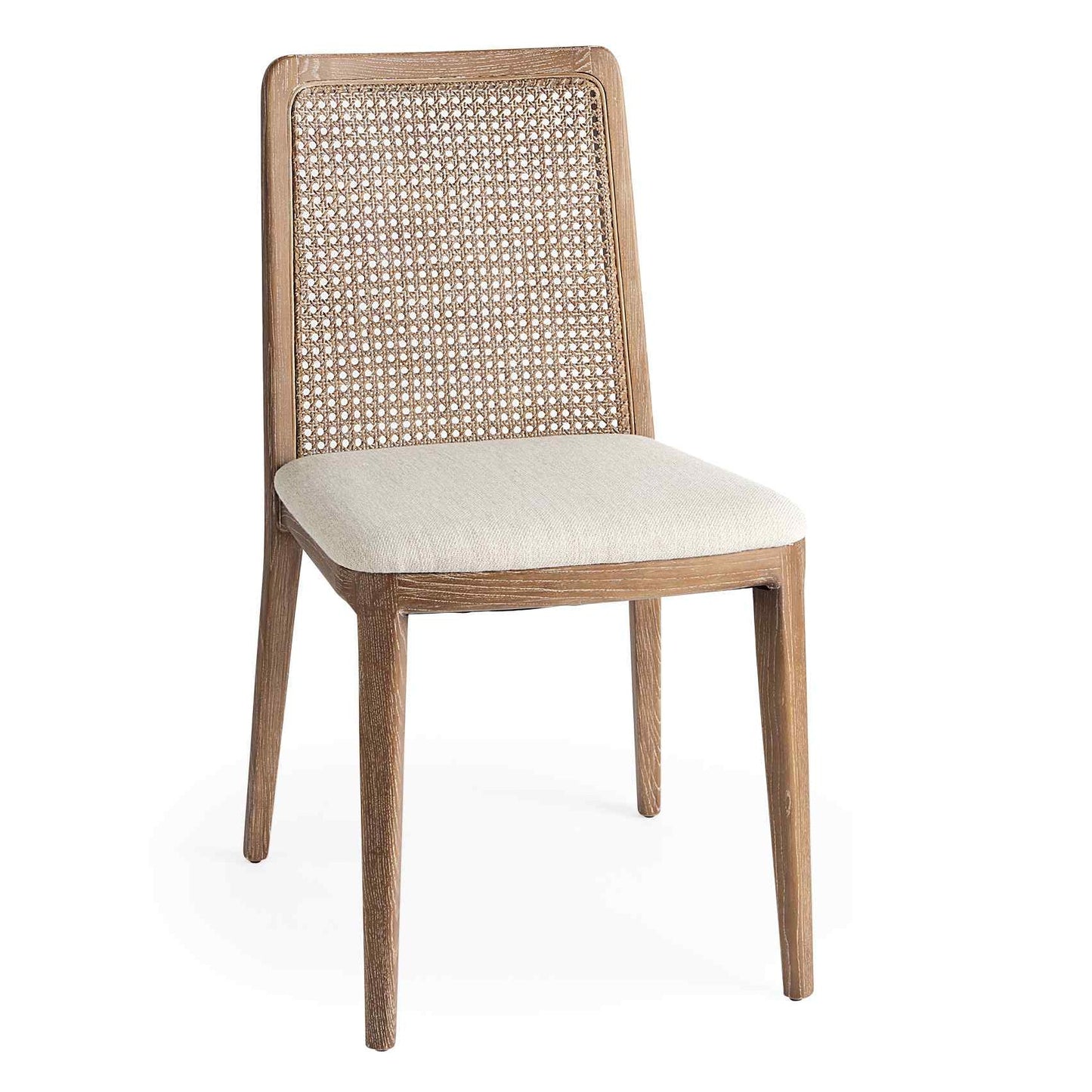 Clara Fabric Seat Armless Dining Chair 2PC