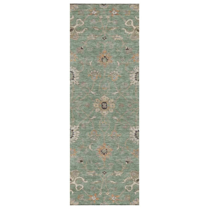 Clara Green Washable Indoor - Outdoor Rug - LOOMLAN - LOOMLAN Rugs - Outdoor Rugs