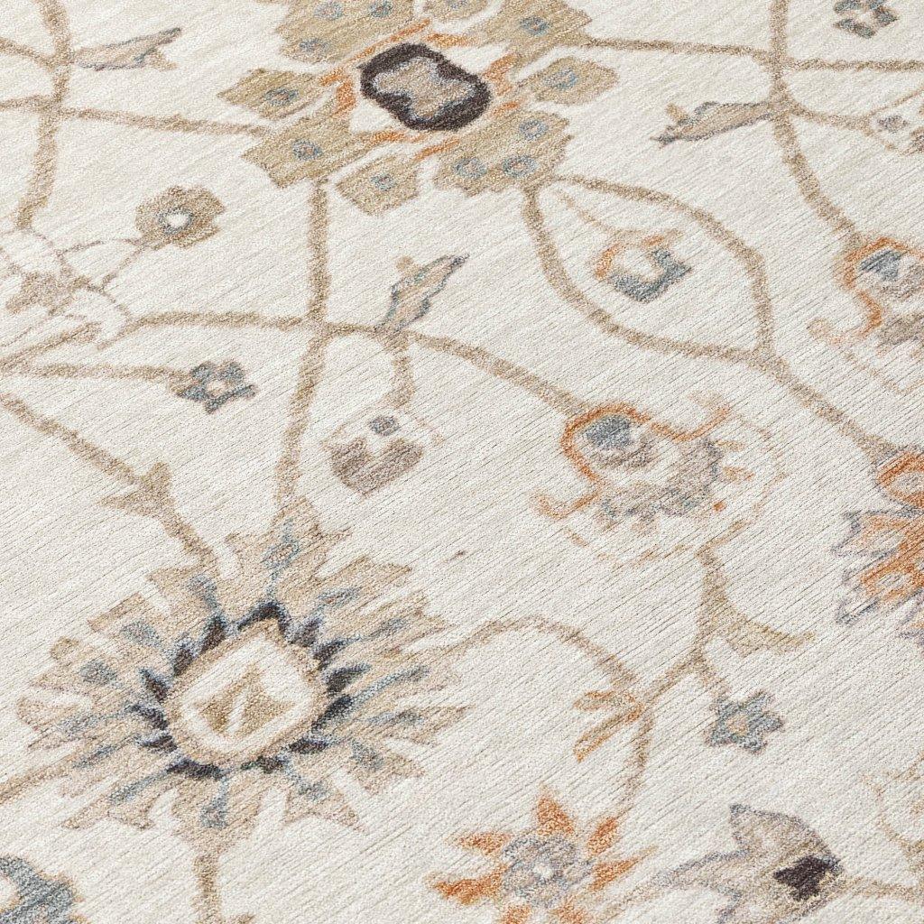 Clara Ivory Washable Indoor - Outdoor Rug - LOOMLAN - LOOMLAN Rugs - Outdoor Rugs