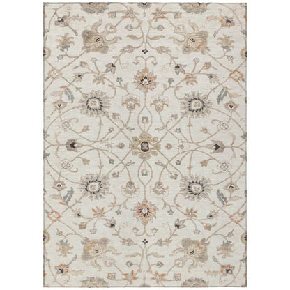 Clara Ivory Washable Indoor - Outdoor Rug - LOOMLAN - LOOMLAN Rugs - Outdoor Rugs