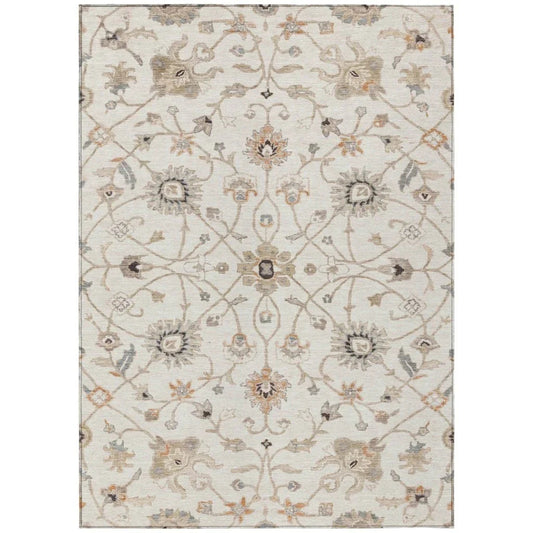 Clara Ivory Washable Indoor - Outdoor Rug - LOOMLAN - LOOMLAN Rugs - Outdoor Rugs