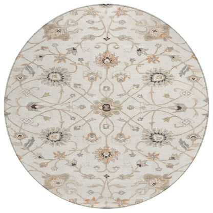 Clara Ivory Washable Indoor - Outdoor Rug - LOOMLAN - LOOMLAN Rugs - Outdoor Rugs