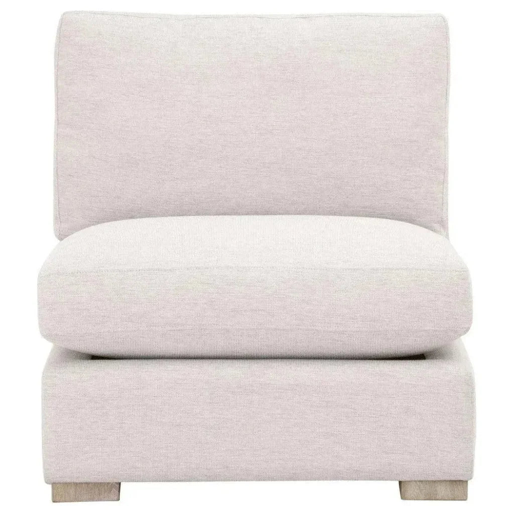 Clara Modular 1-Seat Chair Performance Feather Fill-Modular Components-Essentials For Living-LOOMLAN