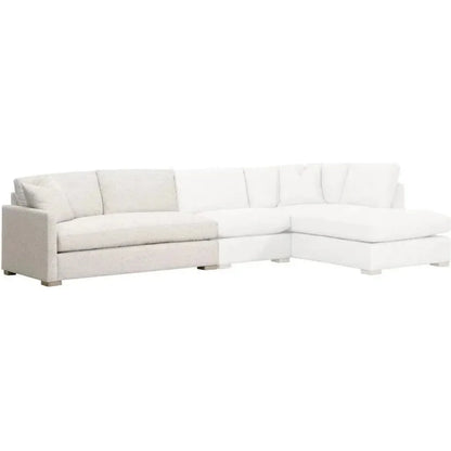 Clara Modular 2-Seat Left Slim Arm Sofa-Modular Components-Essentials For Living-LOOMLAN