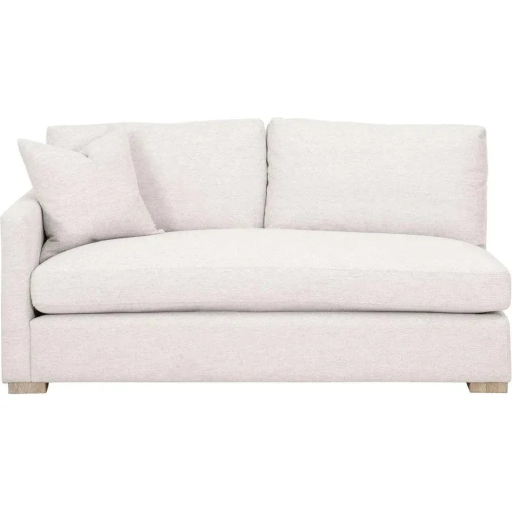 Clara Modular 2-Seat Left Slim Arm Sofa-Modular Components-Essentials For Living-LOOMLAN
