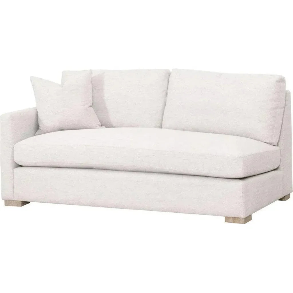 Clara Modular 2-Seat Left Slim Arm Sofa-Modular Components-Essentials For Living-LOOMLAN
