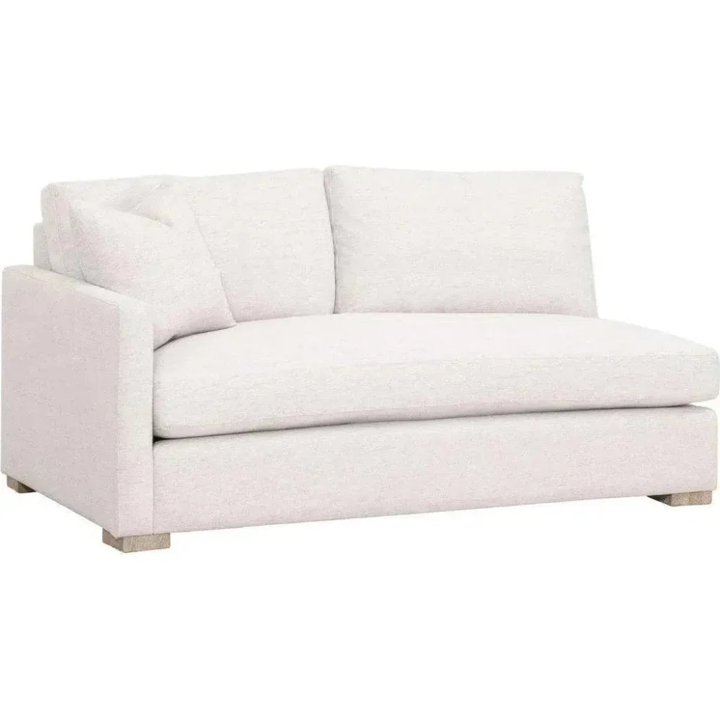 Clara Modular 2-Seat Left Slim Arm Sofa-Modular Components-Essentials For Living-LOOMLAN