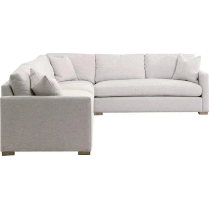 Clara Modular 2-Seat Right Slim Arm Sofa-Modular Components-Essentials For Living-LOOMLAN