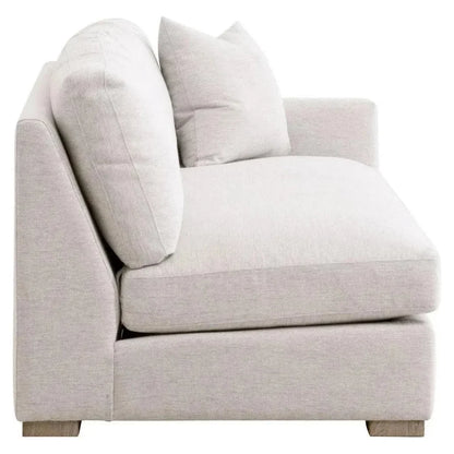 Clara Modular 2-Seat Right Slim Arm Sofa-Modular Components-Essentials For Living-LOOMLAN