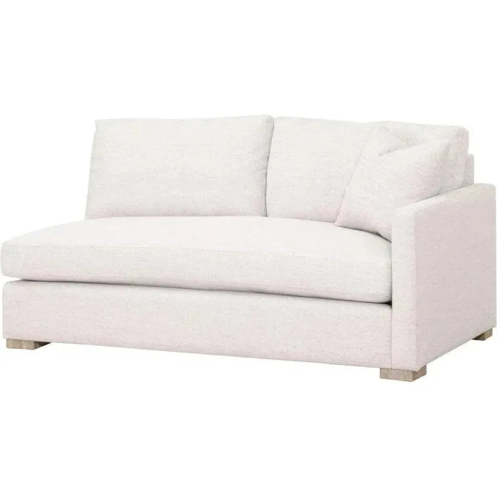 Clara Modular 2-Seat Right Slim Arm Sofa-Modular Components-Essentials For Living-LOOMLAN