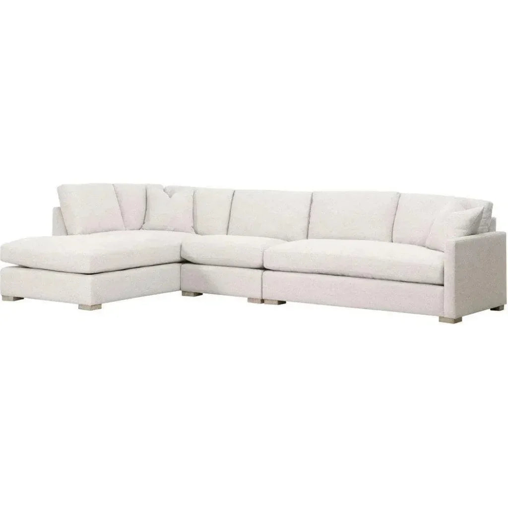 Clara Modular 2-Seat Right Slim Arm Sofa-Modular Components-Essentials For Living-LOOMLAN