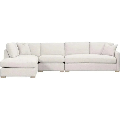 Clara Modular 2-Seat Right Slim Arm Sofa-Modular Components-Essentials For Living-LOOMLAN