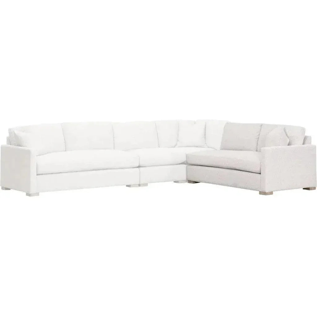 Clara Modular 2-Seat Right Slim Arm Sofa-Modular Components-Essentials For Living-LOOMLAN