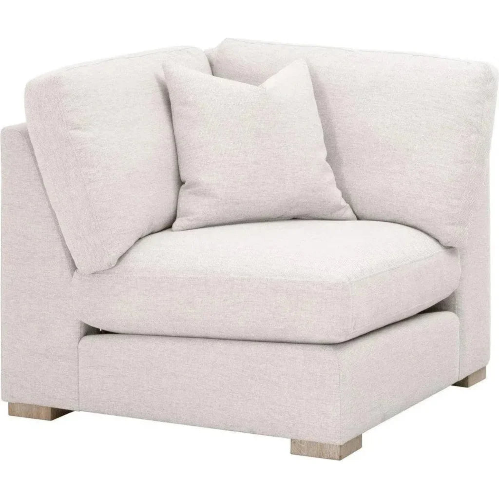 Clara Modular Corner Chair Performance Feather Fill-Modular Components-Essentials For Living-LOOMLAN