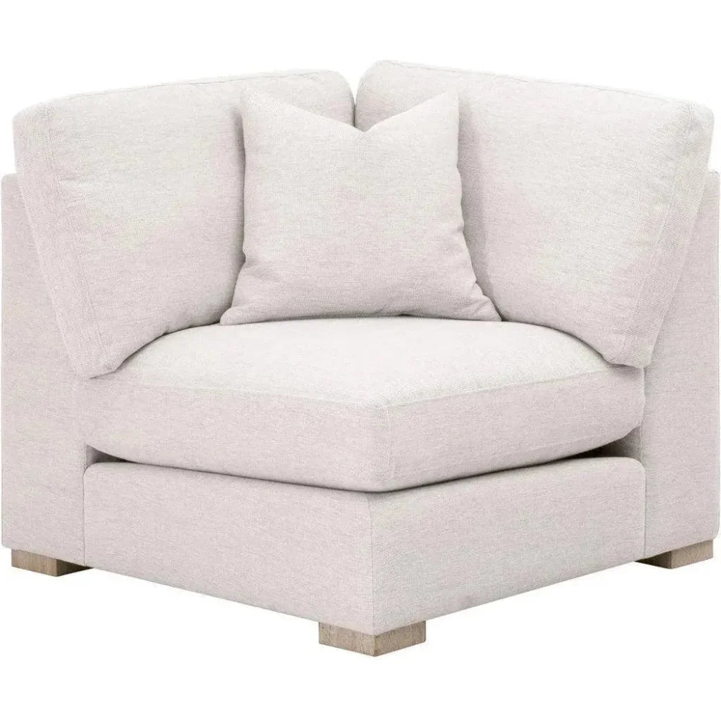 Clara Modular Corner Chair Performance Feather Fill-Modular Components-Essentials For Living-LOOMLAN