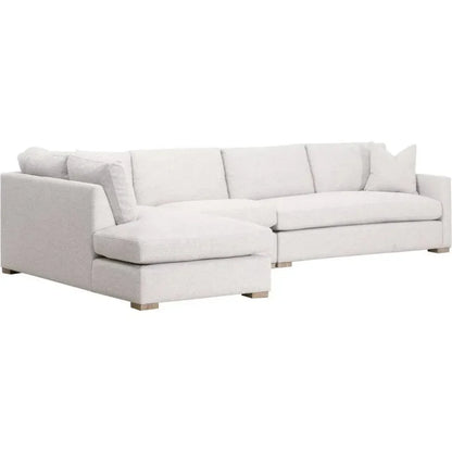 Clara Modular Left-Facing Chaise Performance Feather-Modular Components-Essentials For Living-LOOMLAN