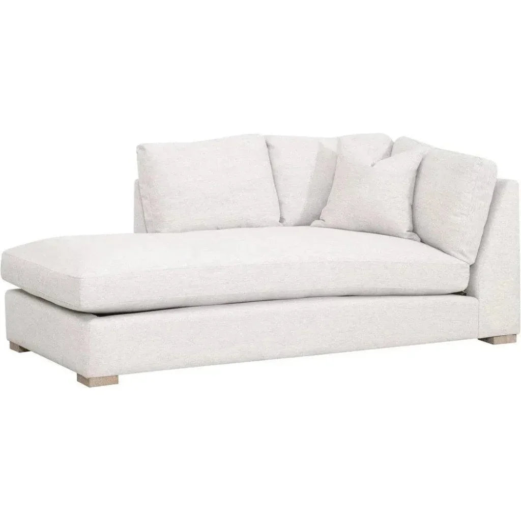 Clara Modular Left-Facing Chaise Performance Feather-Modular Components-Essentials For Living-LOOMLAN
