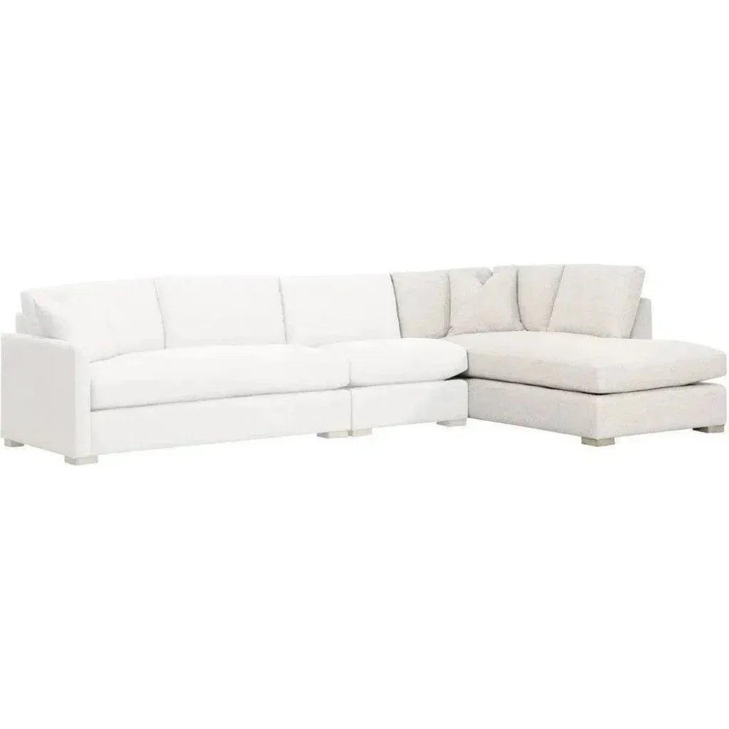 Clara Modular Right-Facing Chaise Performance Feather-Modular Components-Essentials For Living-LOOMLAN