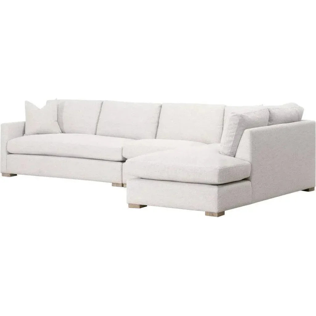 Clara Modular Right-Facing Chaise Performance Feather-Modular Components-Essentials For Living-LOOMLAN