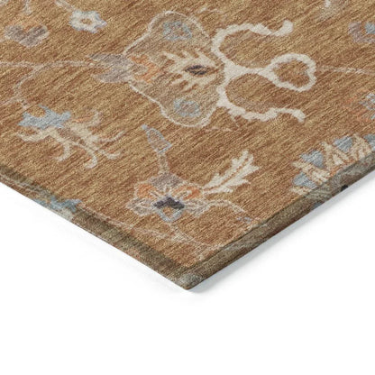 Clara Orange Washable Indoor - Outdoor Rug - LOOMLAN - LOOMLAN Rugs - Outdoor Rugs