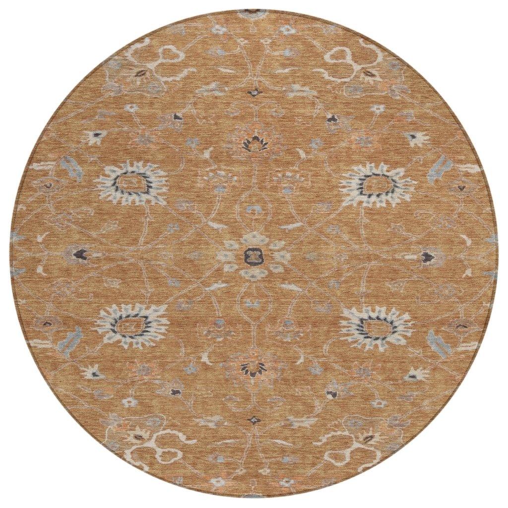 Clara Orange Washable Indoor - Outdoor Rug - LOOMLAN - LOOMLAN Rugs - Outdoor Rugs