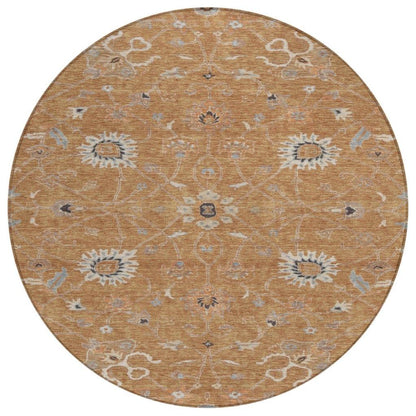 Clara Orange Washable Indoor - Outdoor Rug - LOOMLAN - LOOMLAN Rugs - Outdoor Rugs