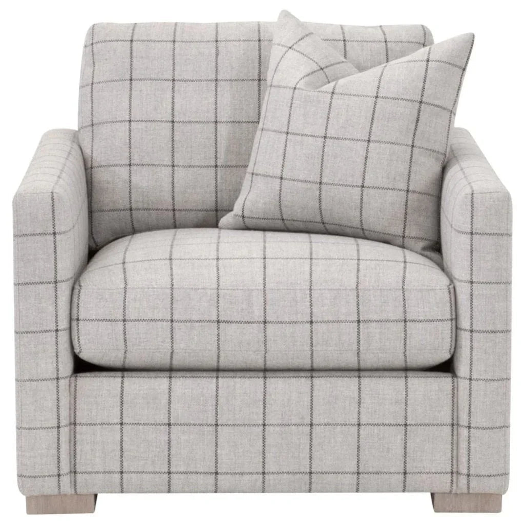 Clara Performance Fabric Slim Arm Club Chair - LOOMLAN - Essentials For Living - Club Chairs