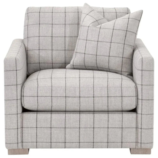 Clara Performance Fabric Slim Arm Club Chair - LOOMLAN - Essentials For Living - Club Chairs